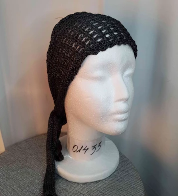 mocador de cap diadema gris de punt