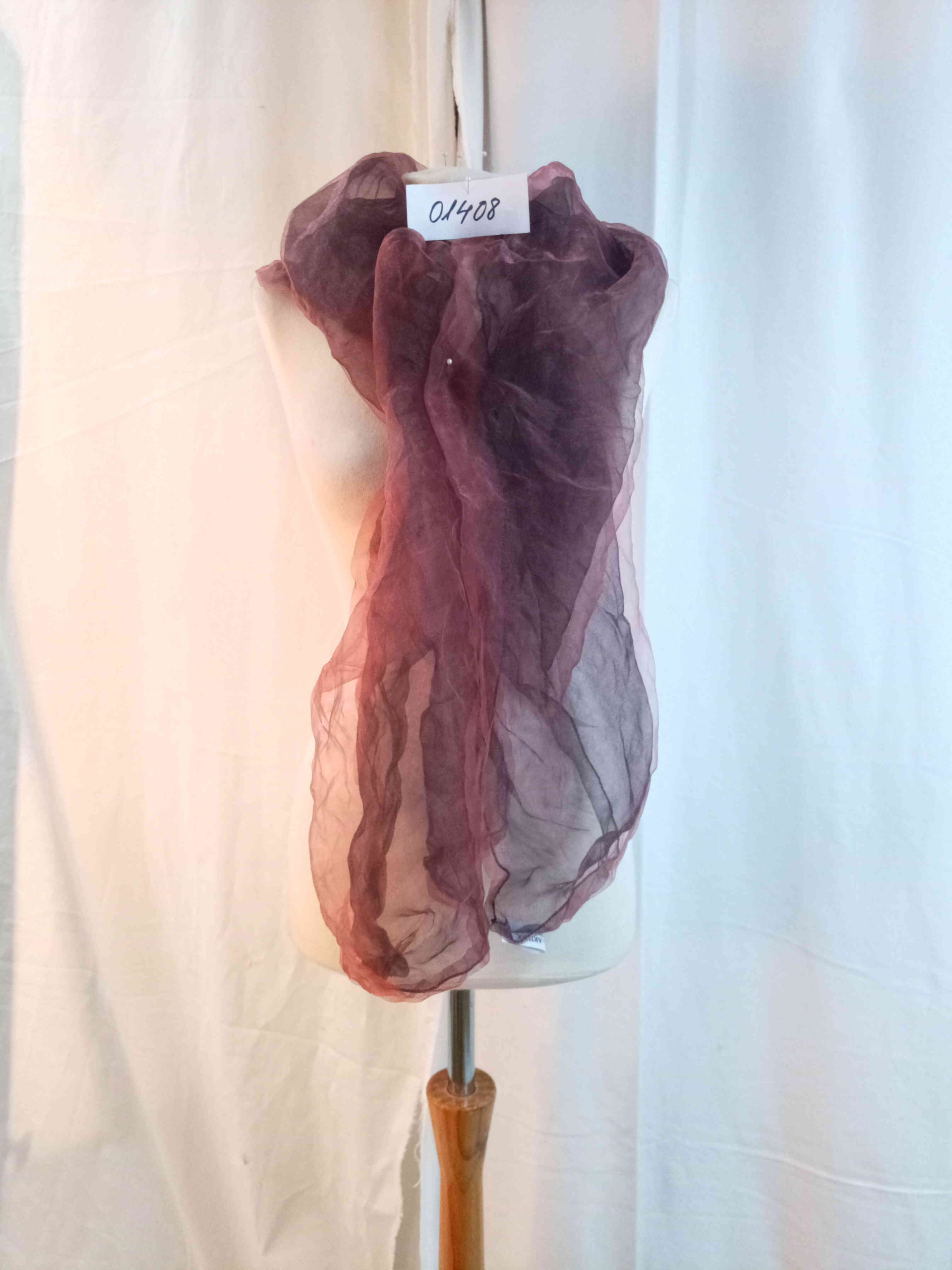 mocador foulard bicolors color vi i  negre