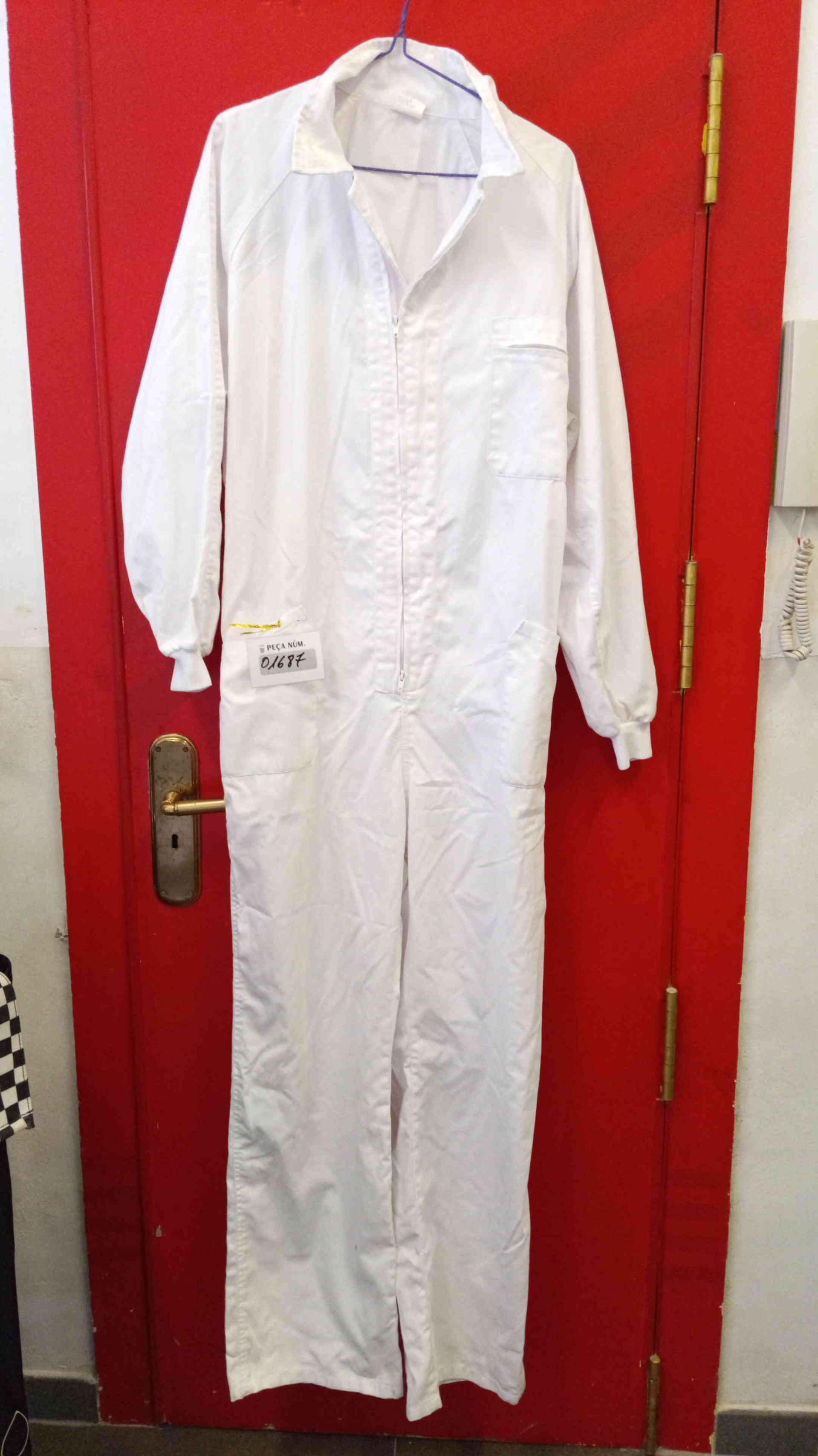 Granota blanca de treball