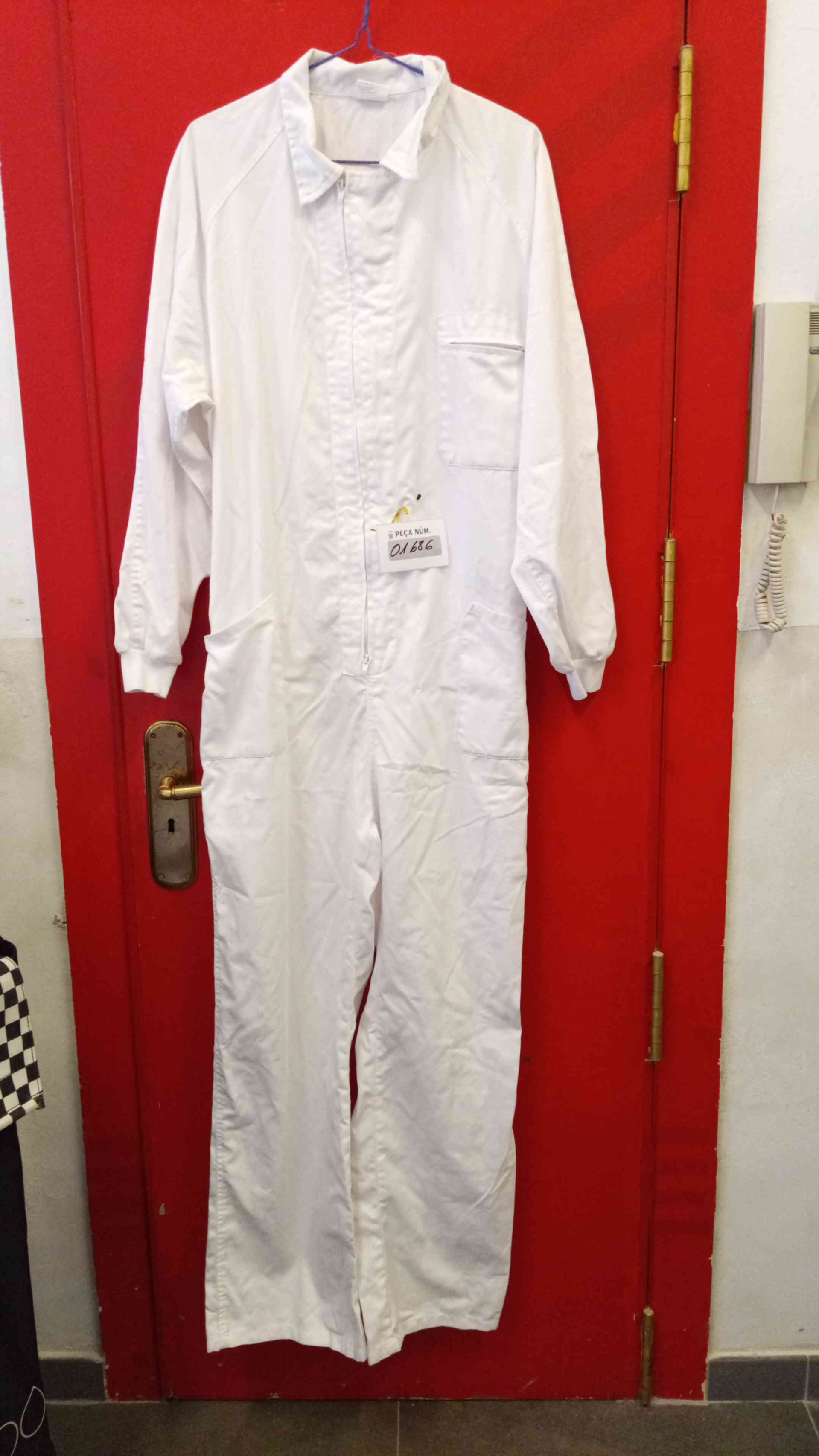 Granota blanca de treball