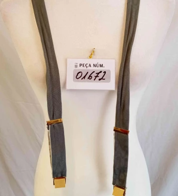 Tirants de ras color gris sistema  clip
